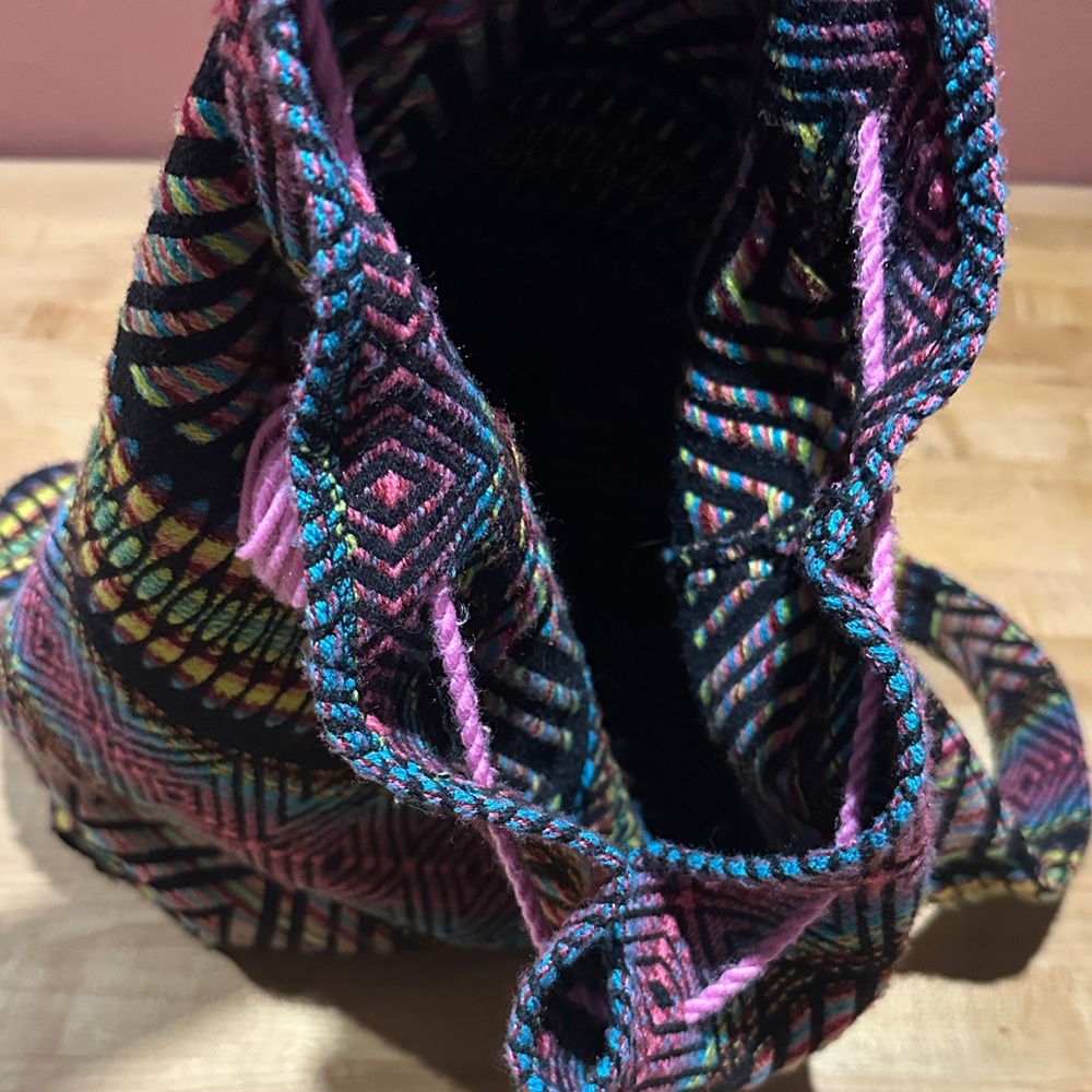 Drawstring Backpack [multicolor woven] - image 6